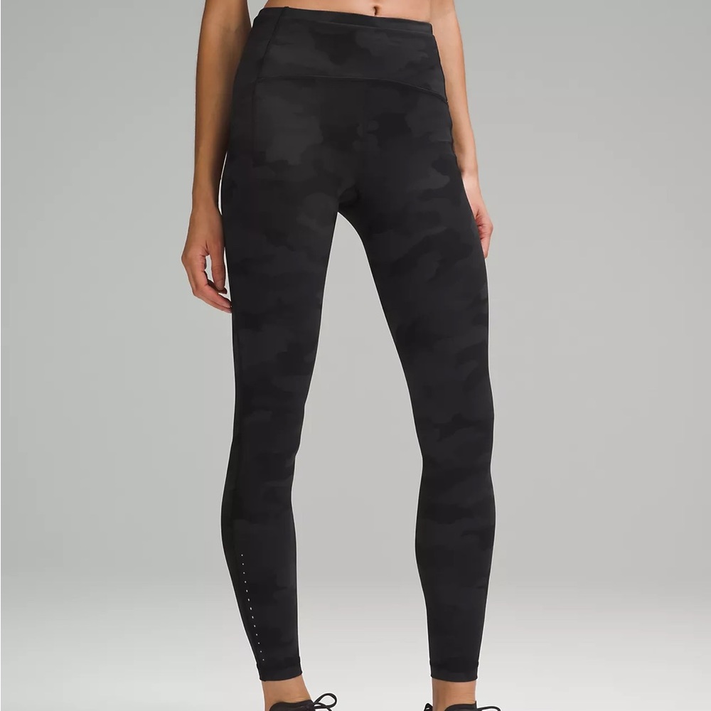 Lululemon camo pocket running legging